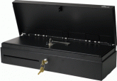 ფულის ყუთი POS-303IIBP - Flip top, 460 x 170 x 100, w/micro-switch, RJ12, Black